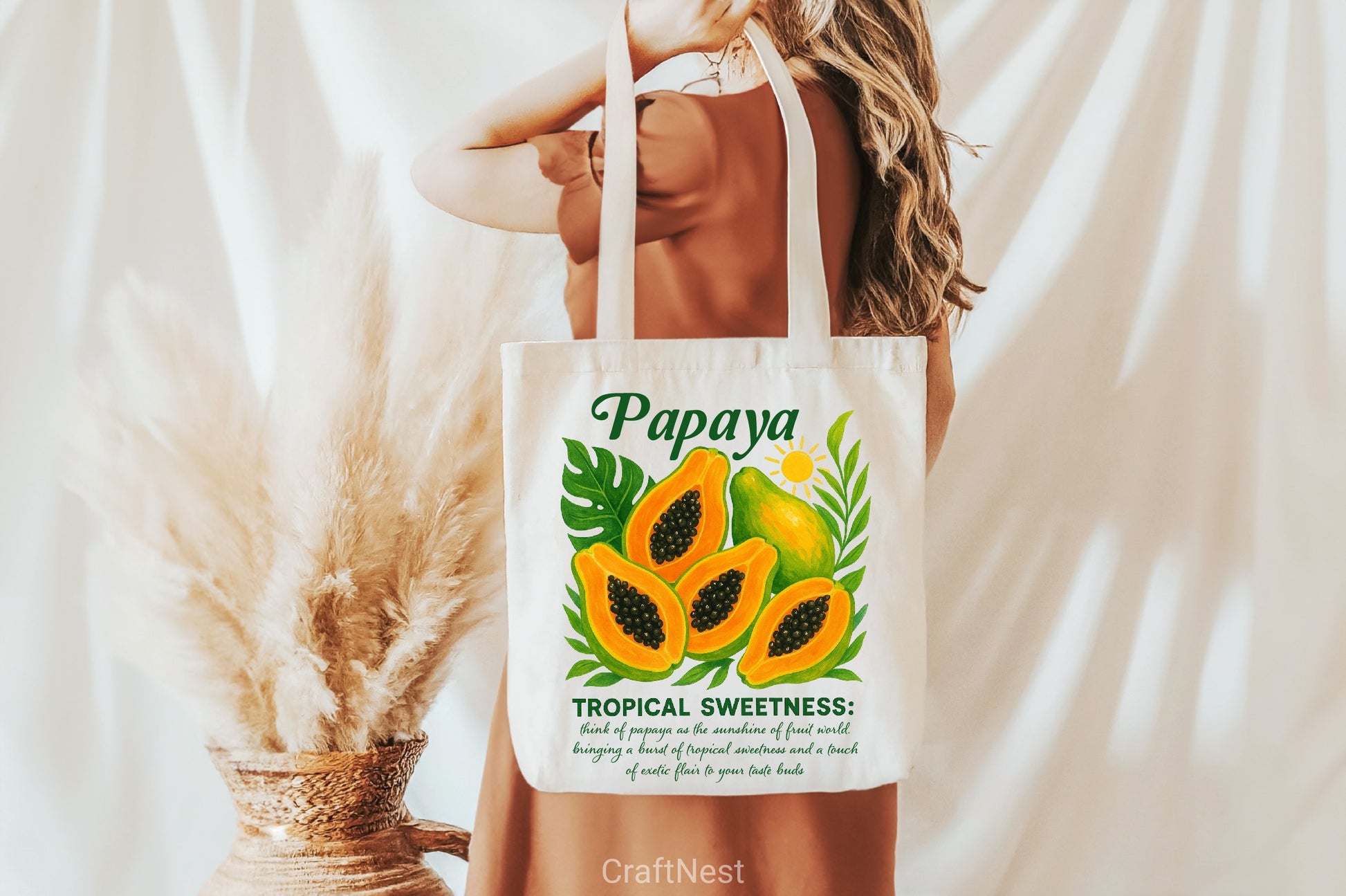 Papaya Tropical Clipart Bundle - CraftNest - Digital Crafting and Art