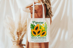 Papaya Tropical Clipart Bundle - CraftNest - Digital Crafting and Art