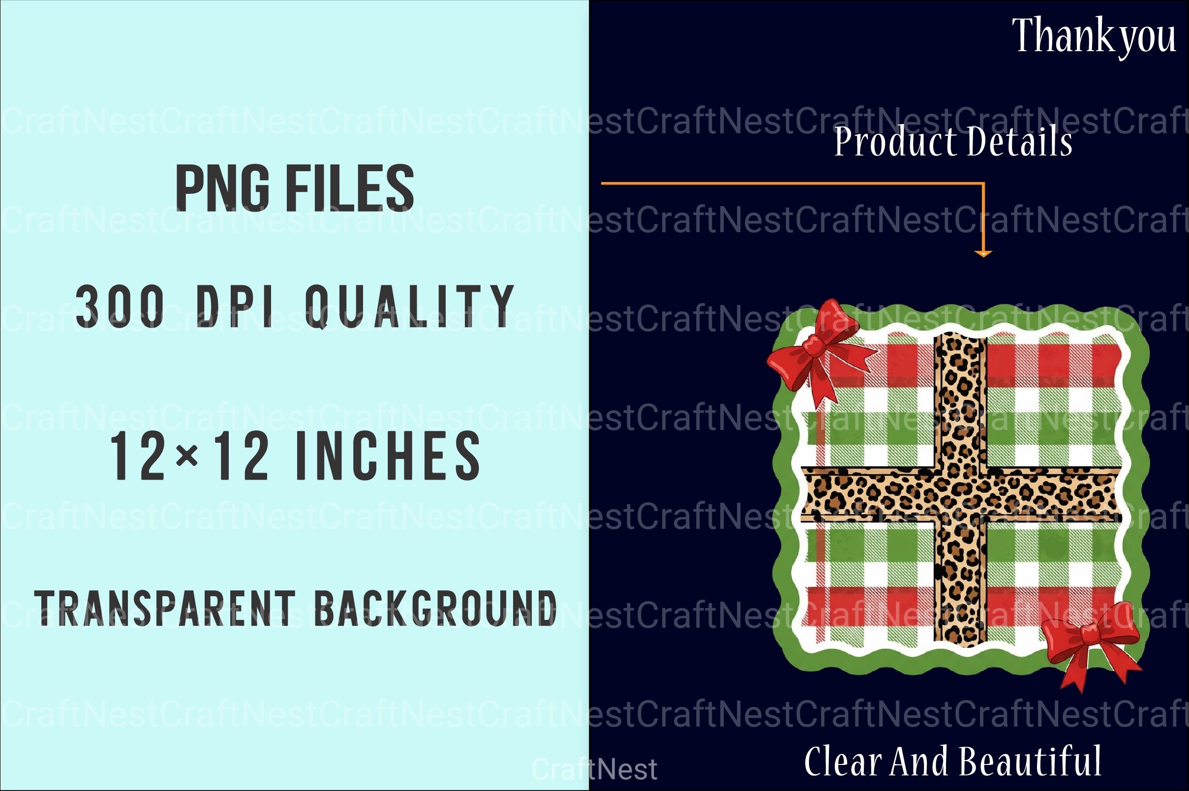 Coquette Christmas Frame Border Clipart Bundle - CraftNest - Digital Crafting and Art