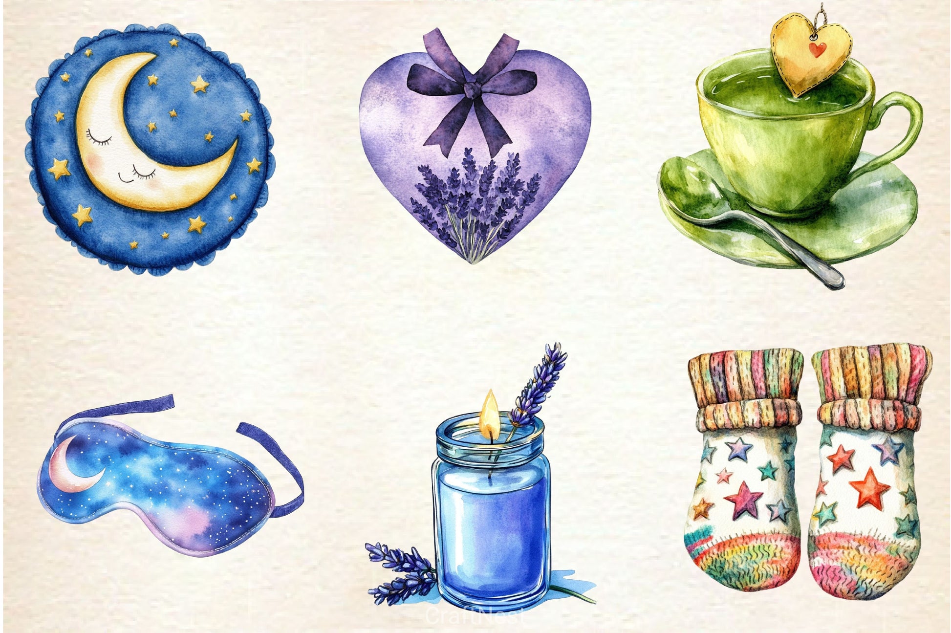 Evening Routine Clipart Bundle 2 - CraftNest - Digital Crafting and Art