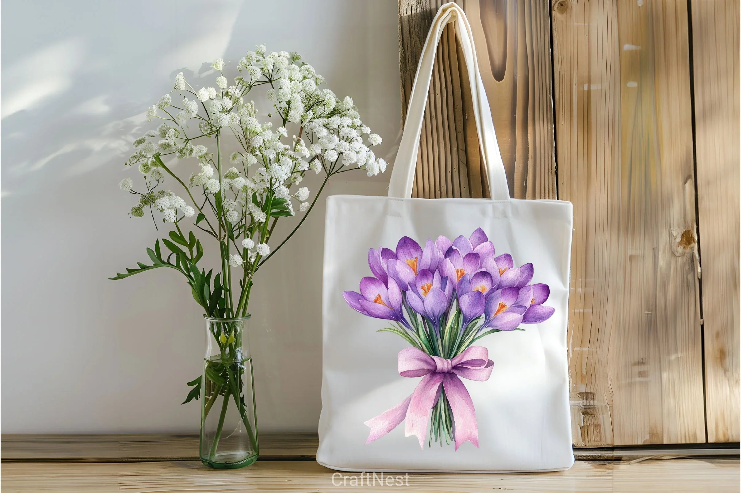 Spring Crocus Flower Clipart Bundle - CraftNest - Digital Crafting and Art