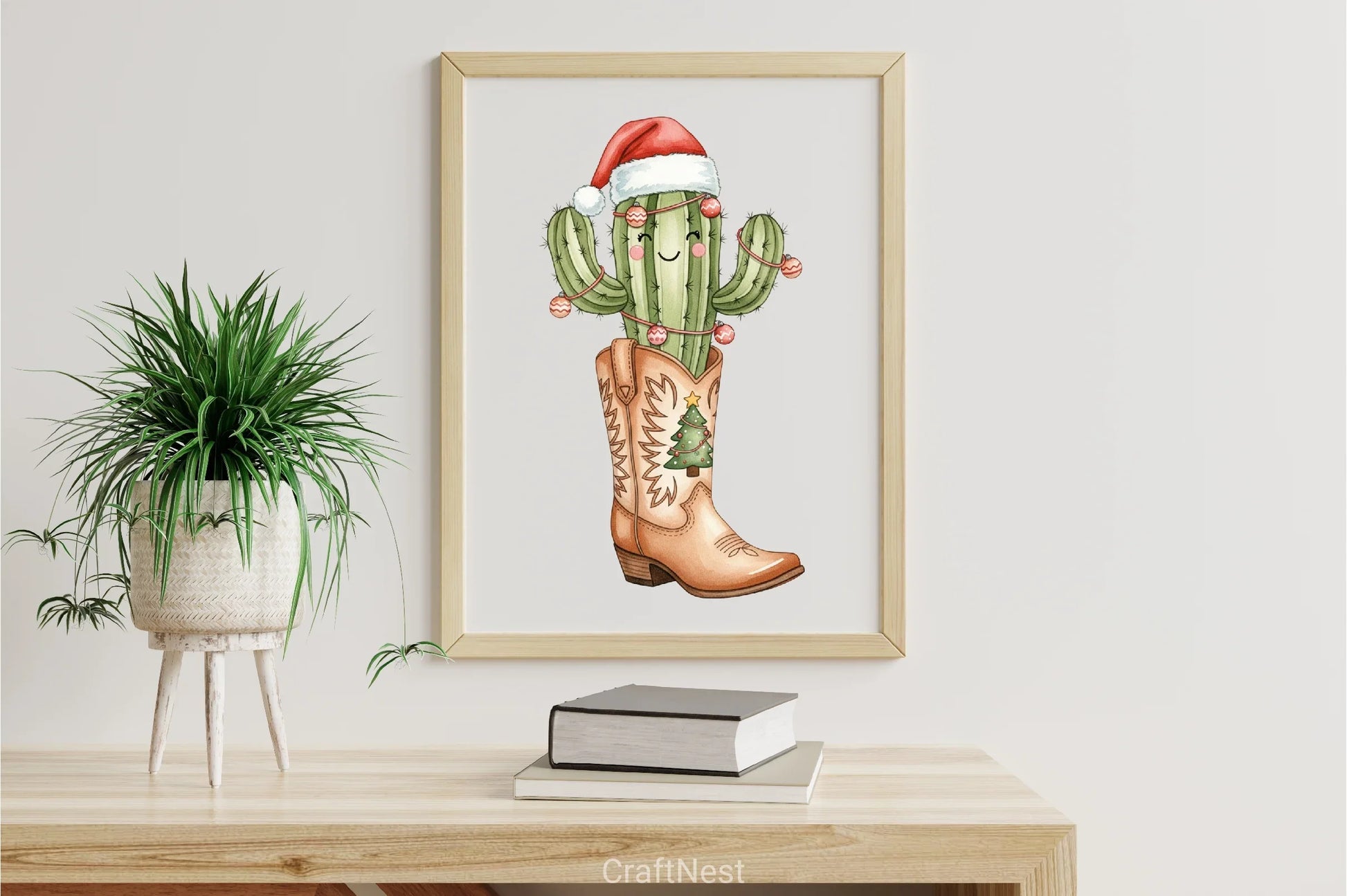 Cowboy Boots Christmas Clipart Bundle - CraftNest - Digital Crafting and Art