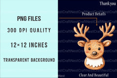 Gingerbread Christmas Cookies Winter Clipart Bundle - CraftNest - Digital Crafting and Art