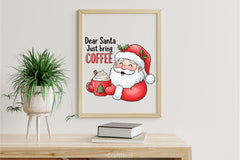 Dear Santa Coffee Clipart Bundle - CraftNest - Digital Crafting and Art