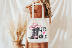 Let's Go Girls Cowgirl Boots Clipart Bundle - CraftNest - Digital Crafting and Art