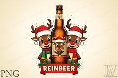 Beer Christmas Funny Clipart Bundle 1 - CraftNest - Digital Crafting and Art