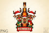 Beer Christmas Funny Clipart Bundle 1