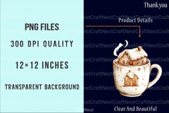 Christmas Sweets & Cozy Winter Clip Art Bundle - CraftNest - Digital Crafting and Art