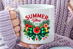 Retro Summer Watermelon Bow Clipart Bundle - CraftNest - Digital Crafting and Art