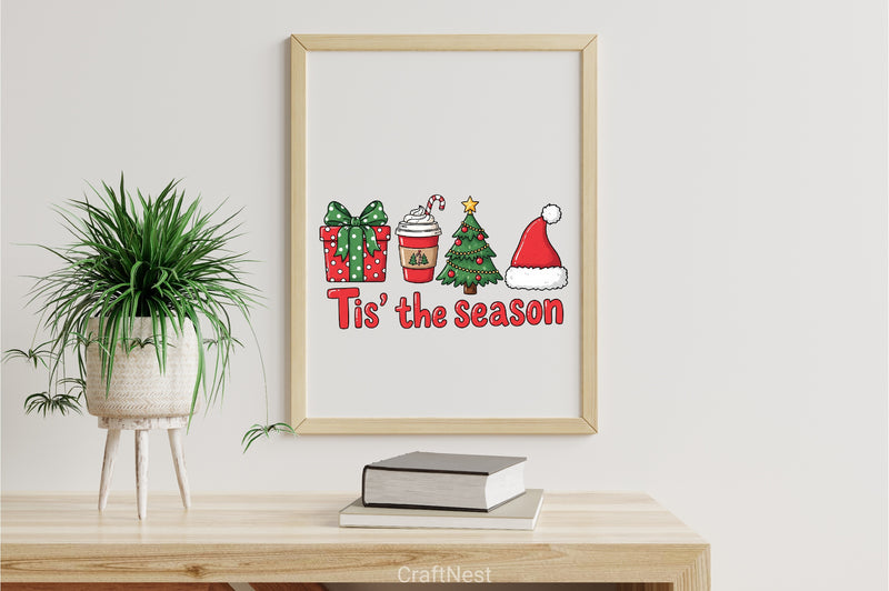 Tis The Season Christmas Clipart Bundle - CraftNest - Digital Crafting and Art