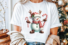 Funny Christmas Snowman Clipart Bundle 10 - CraftNest - Digital Crafting and Art