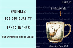 Farmhouse Christmas Holiday Art Stickers Bundle - CraftNest - Digital Crafting and Art