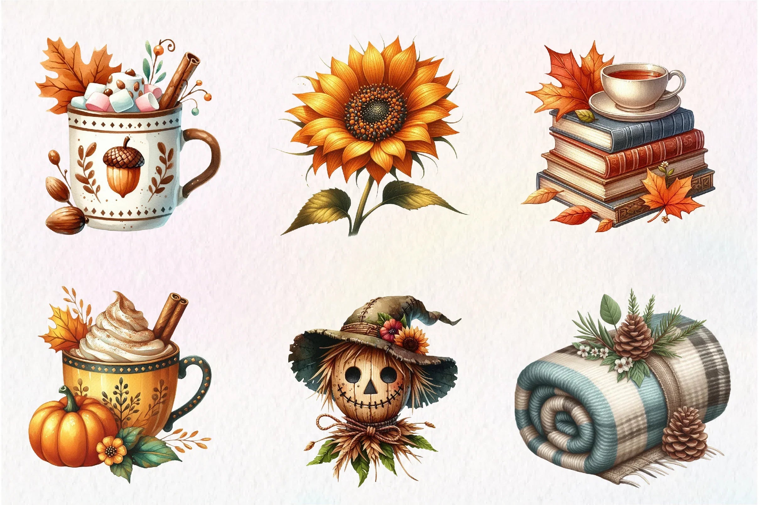 Autumn Clipart Bundle - CraftNest - Digital Crafting and Art