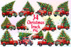 Christmas Truck Clipart Bundle 2