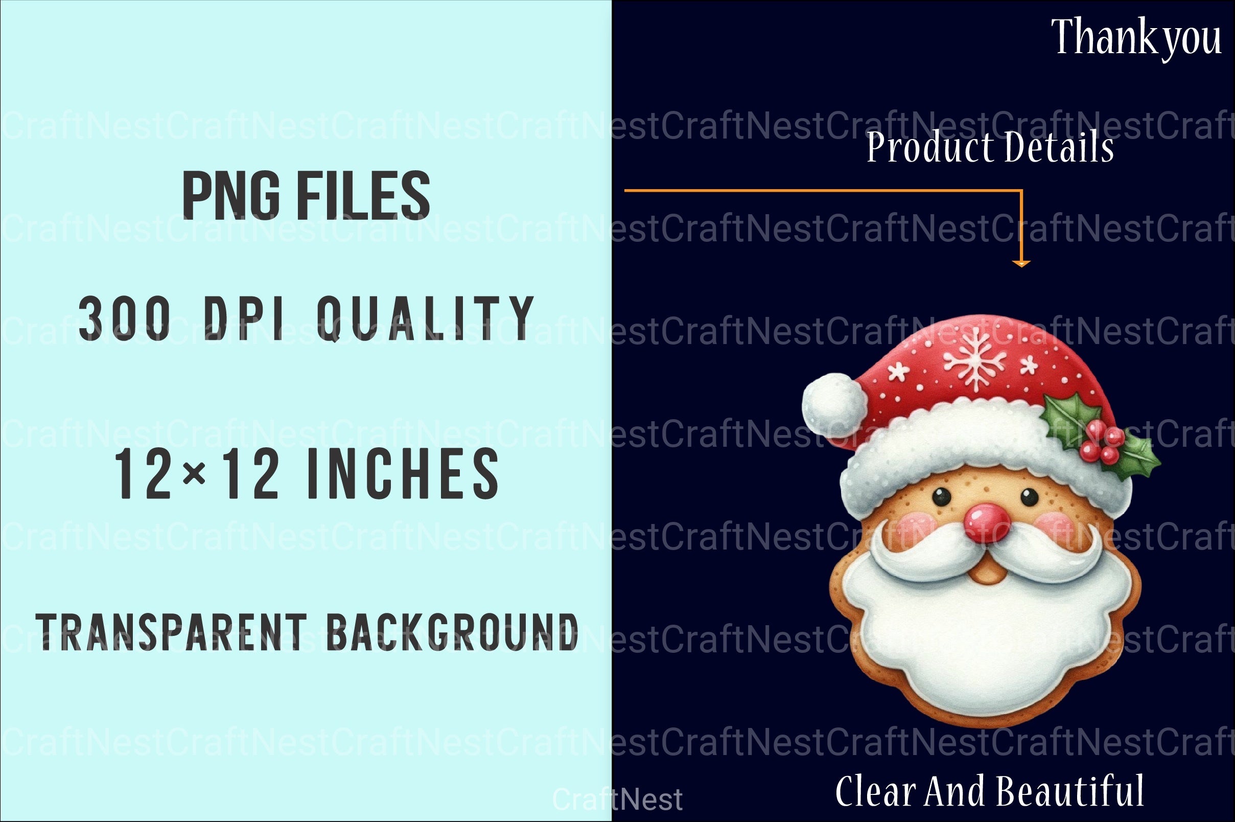 Christmas Cookies Clipart Bundle: Art Graphics & Sweet Treats - CraftNest - Digital Crafting and Art