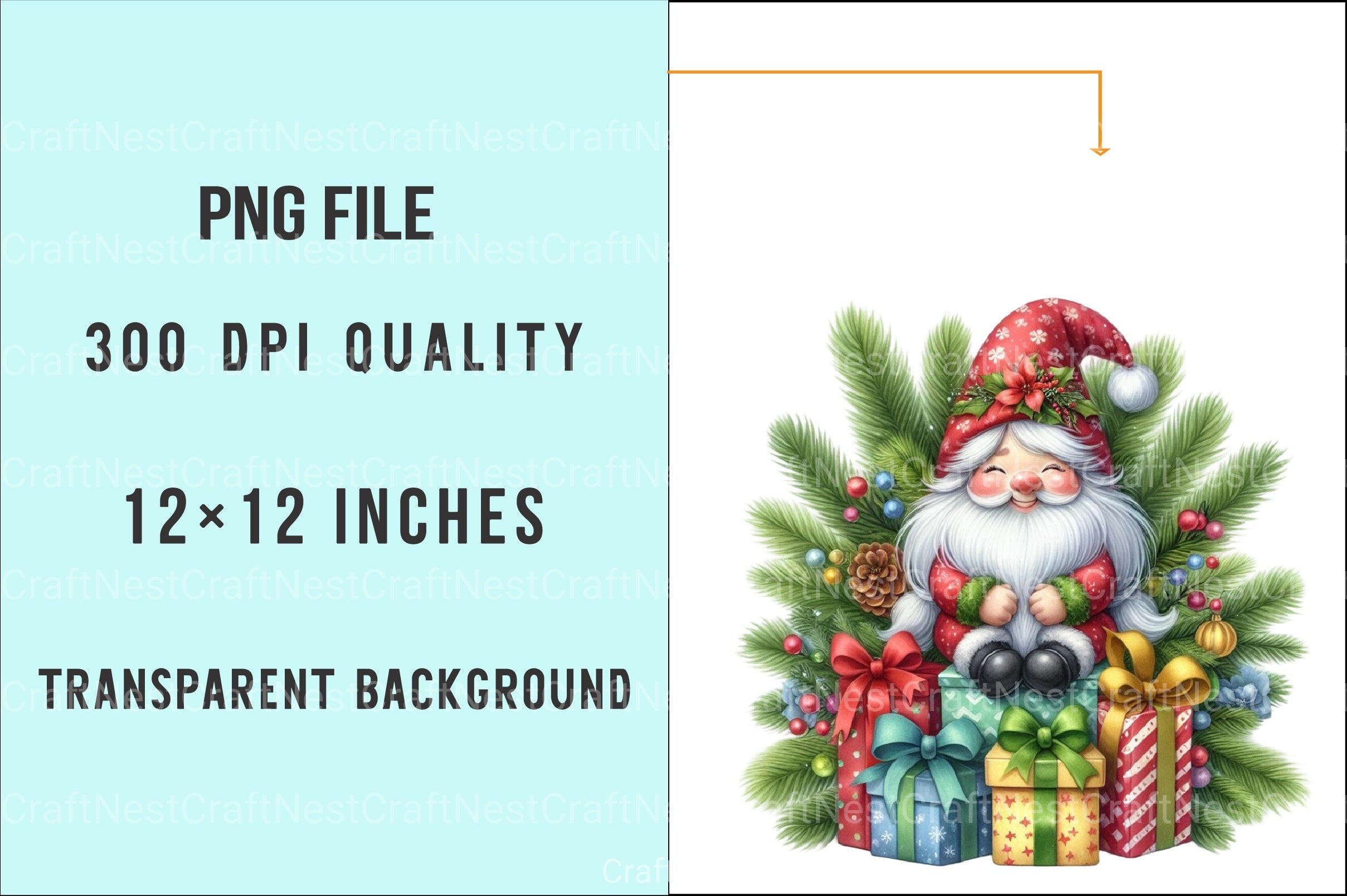 Gnome Christmas Cozy Clipart Bundle - CraftNest - Digital Crafting and Art