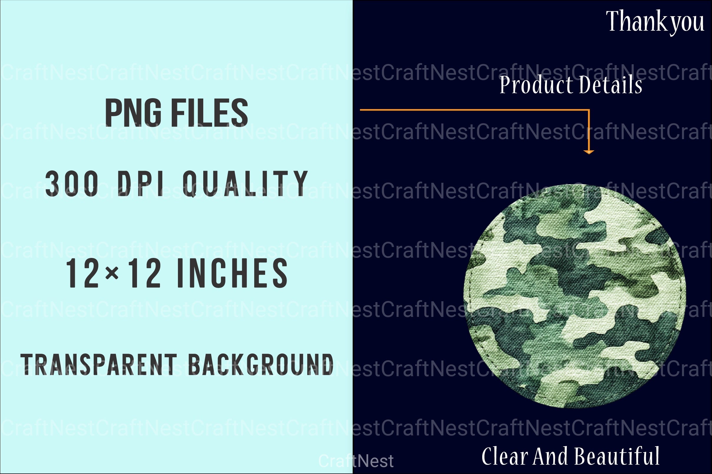 Camo Patches Clipart Bundle - CraftNest - Digital Crafting and Art