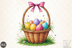 Colorful Easter Basket Clipart Bundle - CraftNest - Digital Crafting and Art