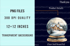 Vintage Navy Christmas Winter Clipart Bundle - CraftNest - Digital Crafting and Art