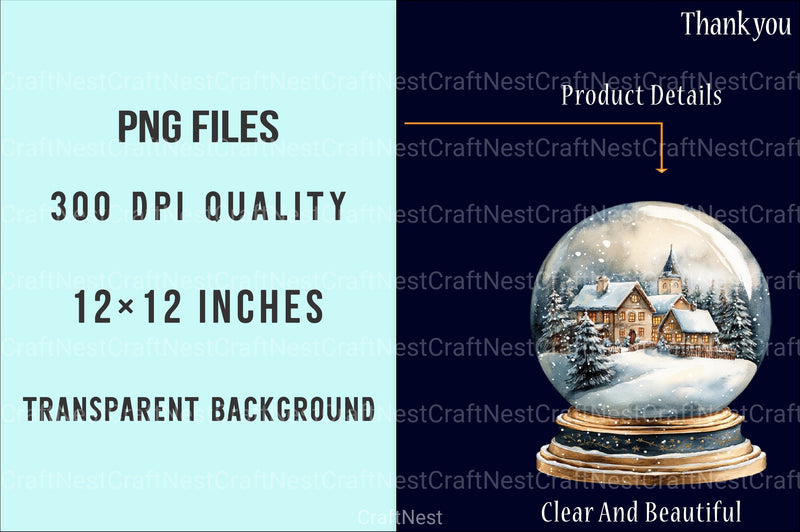 Vintage Navy Christmas Winter Clipart Bundle - CraftNest - Digital Crafting and Art