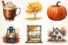Cozy Autumn Clipart Bundle 7 - CraftNest - Digital Crafting and Art