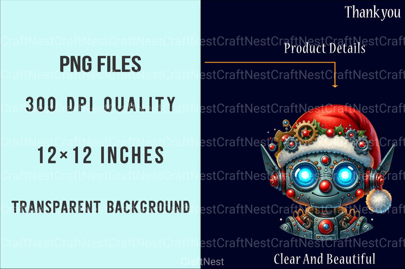 Steampunk Christmas Snowman Clipart Bundle - CraftNest - Digital Crafting and Art