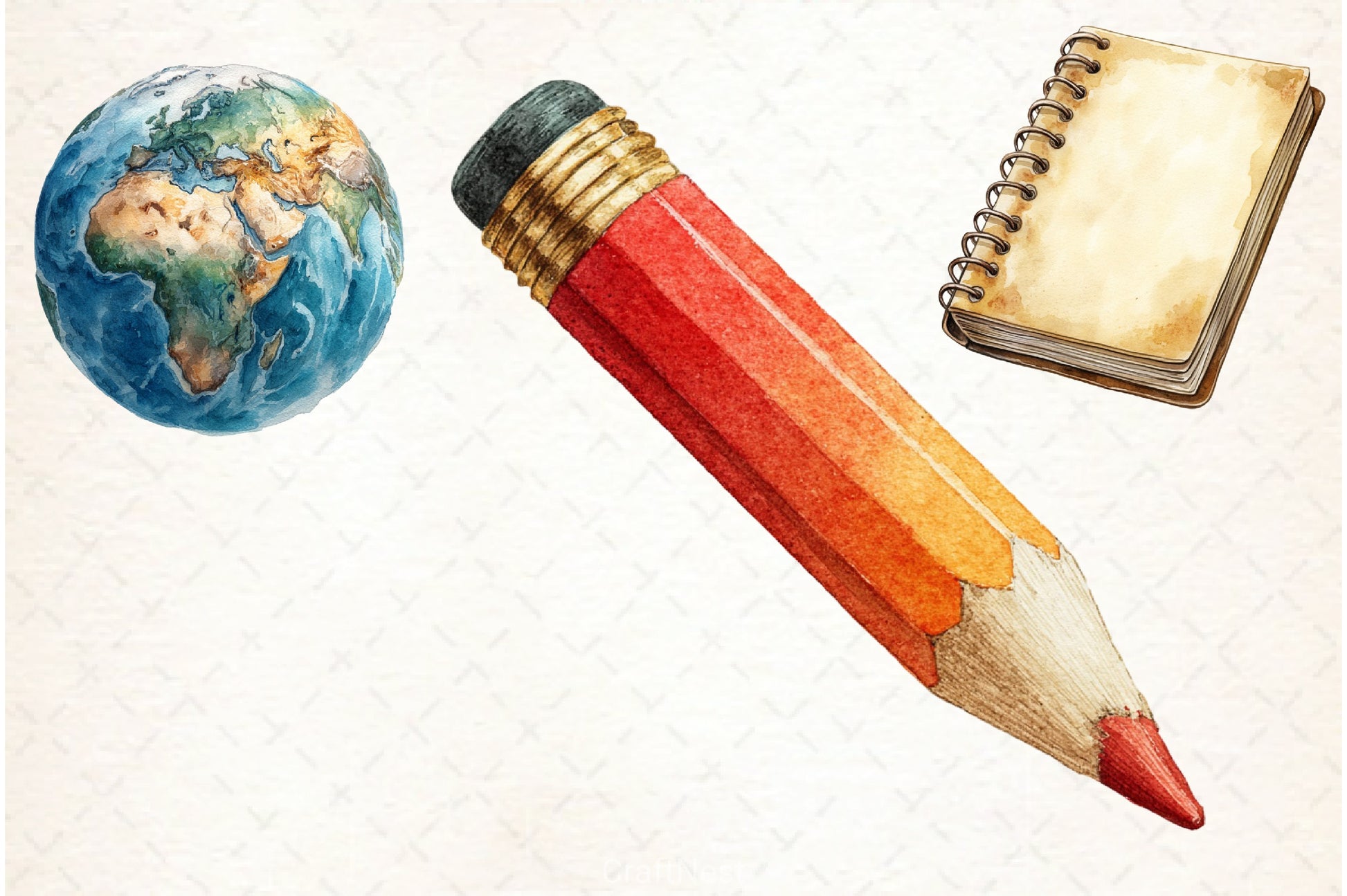 School Classroom Clipart Bundle - CraftNest - Digital Crafting and Art