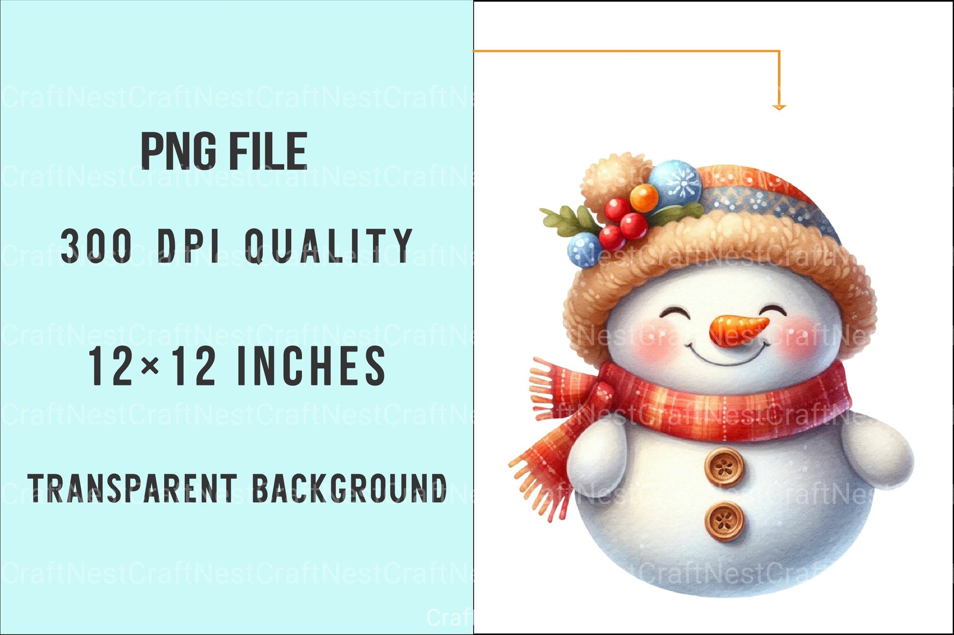 Funny Snowman Winter Clipart Bundle - CraftNest - Digital Crafting and Art