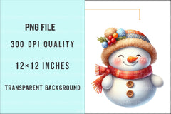 Funny Snowman Winter Clipart Bundle - CraftNest - Digital Crafting and Art