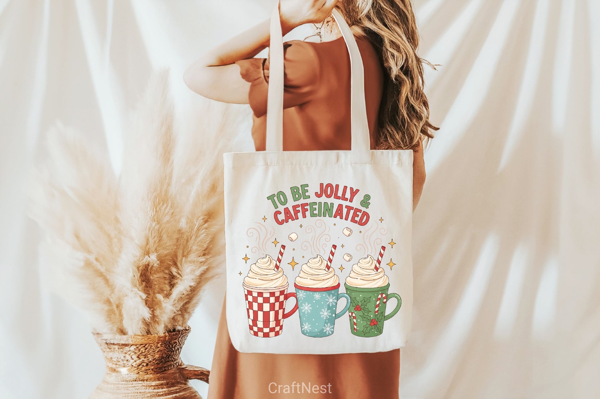 Jolly & Caffeinated Christmas Coffee Clipart Bundle - CraftNest - Digital Crafting and Art