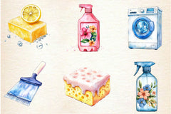 Housekeeping Clipart Bundle - CraftNest - Digital Crafting and Art