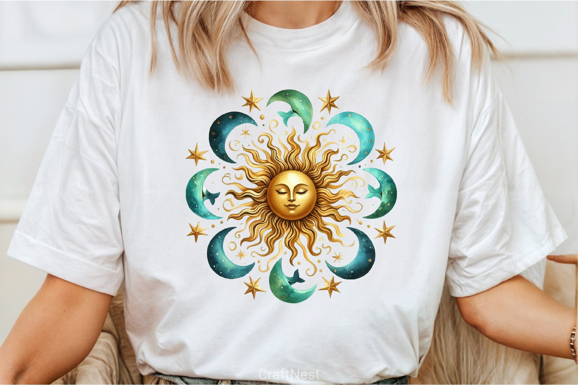 Mystical Moon Clipart Bundle - CraftNest - Digital Crafting and Art