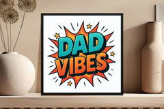 Comic Style Dad Vibes Clipart Bundle - CraftNest - Digital Crafting and Art