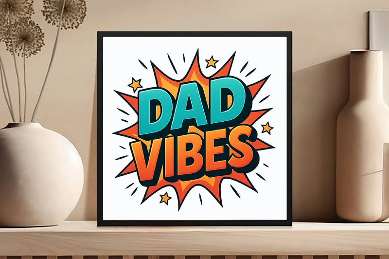 Comic Style Dad Vibes Clipart Bundle - CraftNest - Digital Crafting and Art