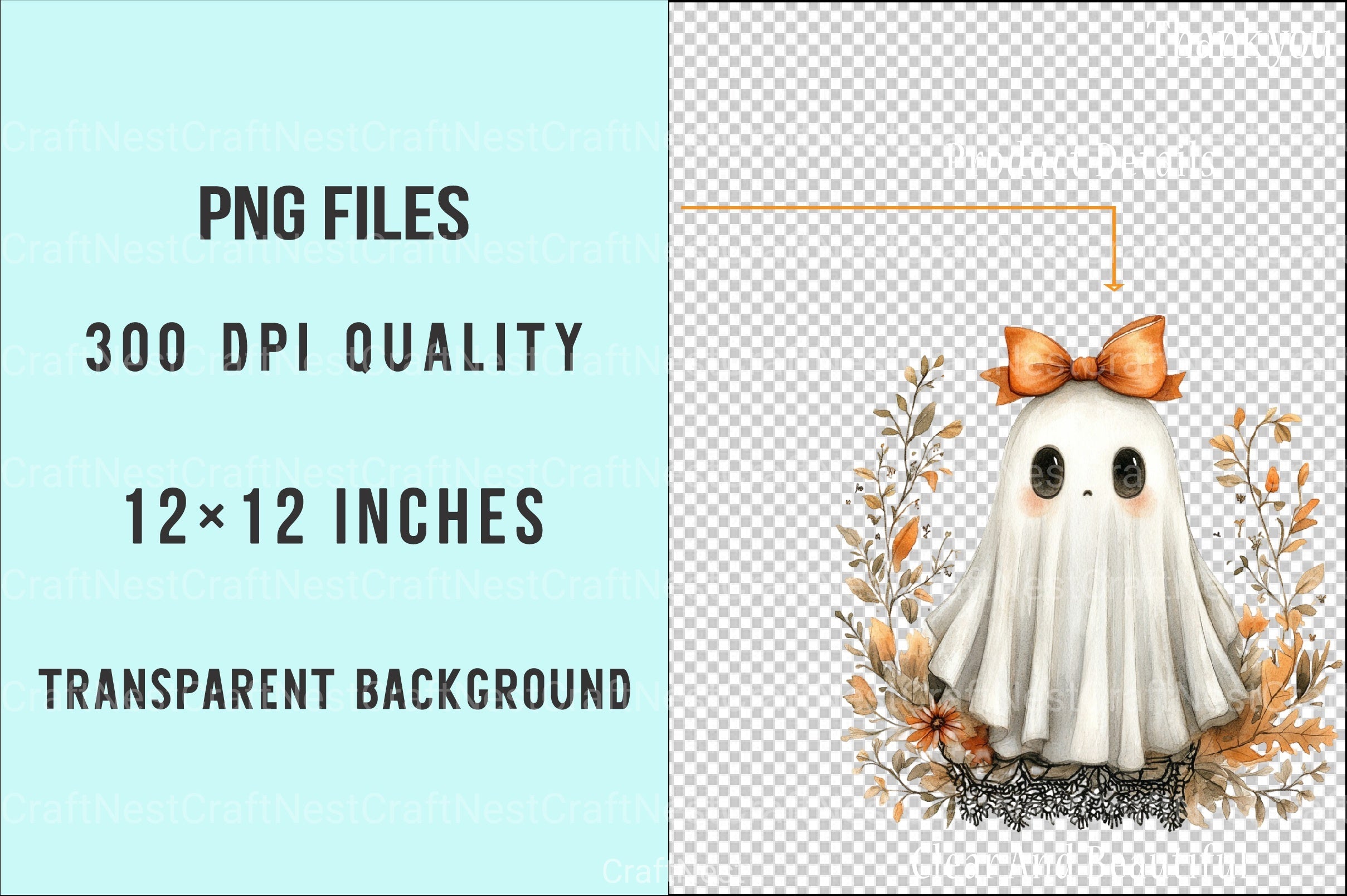 Girly Spooky Season Clipart Bundle - CraftNest - Digital Crafting and Art