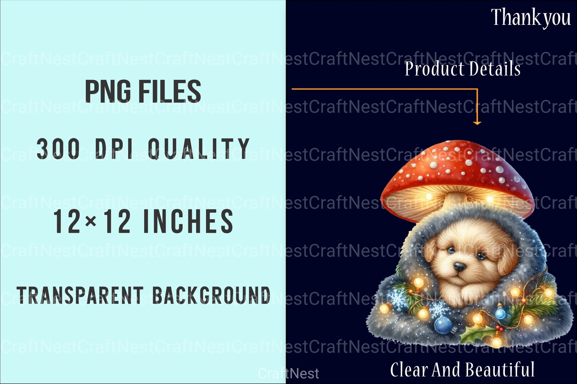 Christmas Dogs Clipart Bundle 1 - CraftNest - Digital Crafting and Art