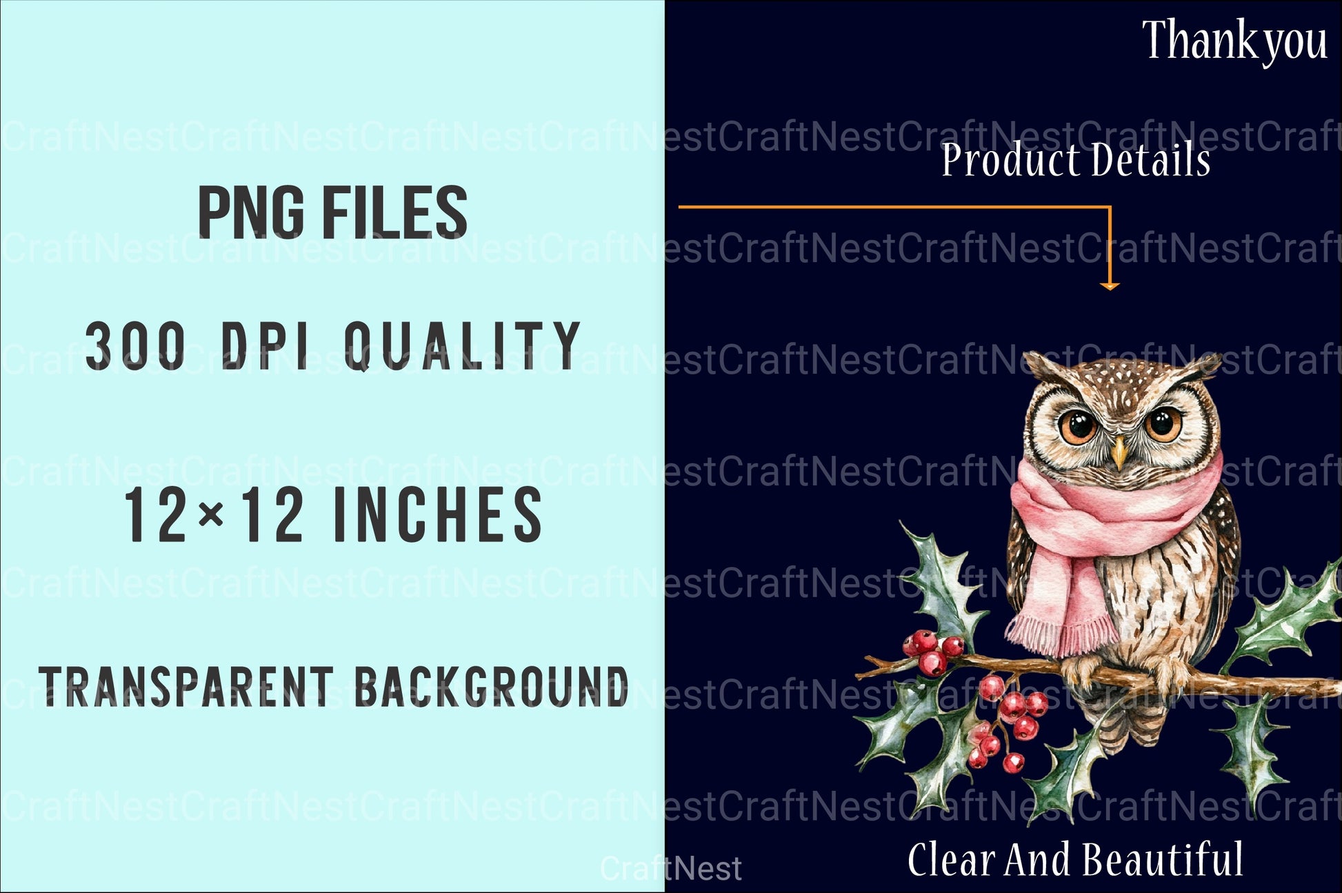 Blush Christmas Clipart Bundle - CraftNest - Digital Crafting and Art