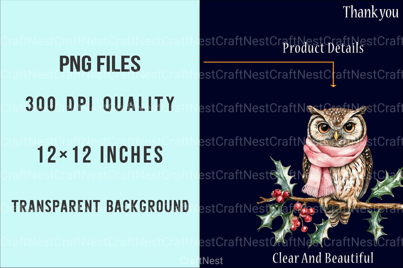 Blush Christmas Clipart Bundle - CraftNest - Digital Crafting and Art