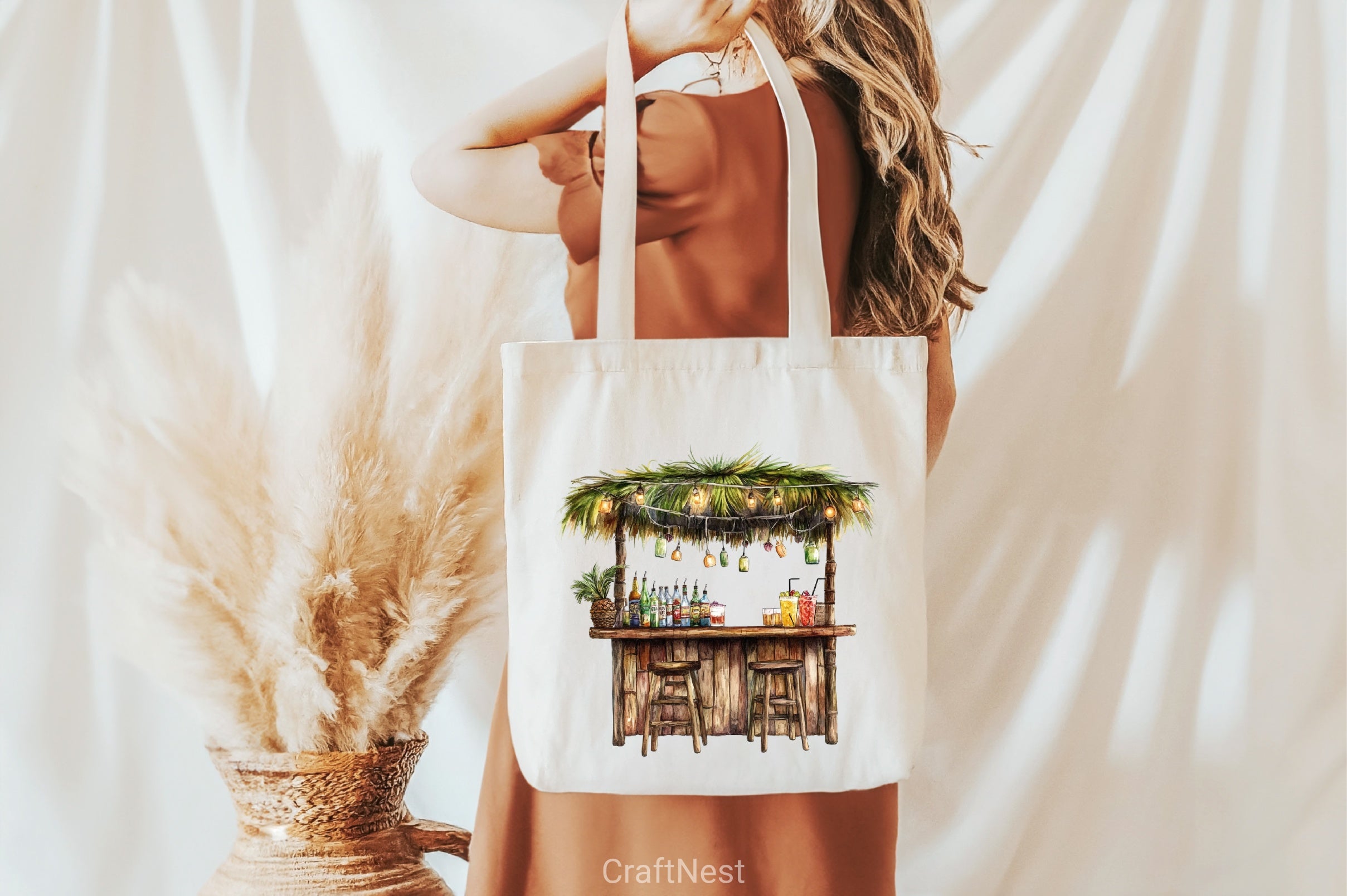 Tropical Aloha Christmas Clipart Bundle - CraftNest - Digital Crafting and Art