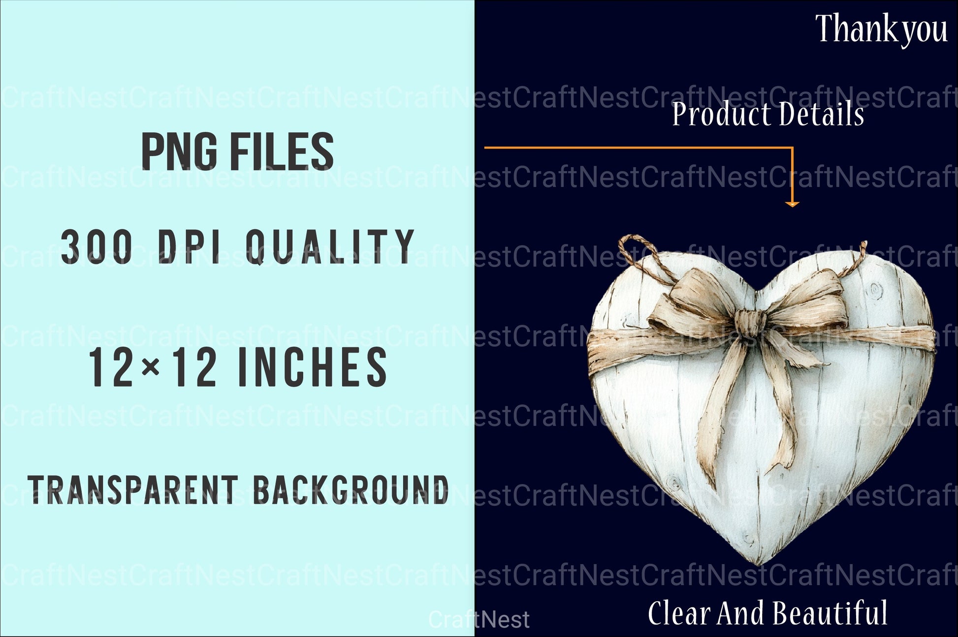 Rustic White Christmas Winter Clipart Bundle - CraftNest - Digital Crafting and Art