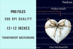 Rustic White Christmas Winter Clipart Bundle - CraftNest - Digital Crafting and Art