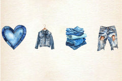 Denim Clipart Bundle 2 - CraftNest - Digital Crafting and Art