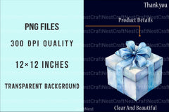 Blue Christmas Magic Winter Cozy Clipart Bundle - CraftNest - Digital Crafting and Art