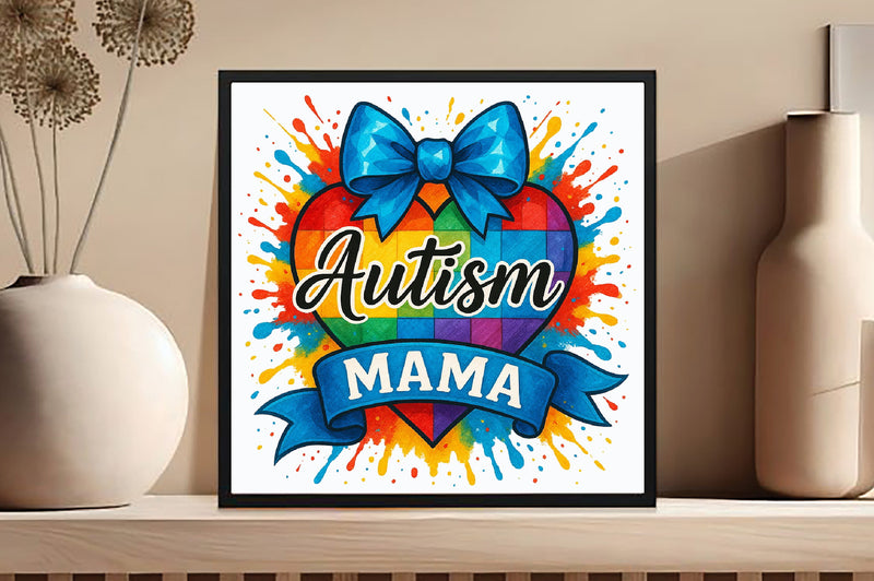 Autism Mama Shirt Clipart Bundle - CraftNest - Digital Crafting and Art