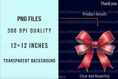 Christmas Wreaths & Bows Clipart Bundle - CraftNest - Digital Crafting and Art