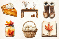 Autumn Collection Clipart Bundle - CraftNest - Digital Crafting and Art