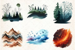 Camping Mode Clipart Bundle - CraftNest - Digital Crafting and Art