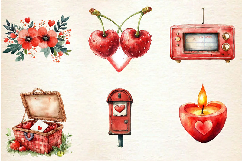 Summer Love Set Clipart Bundle - CraftNest - Digital Crafting and Art