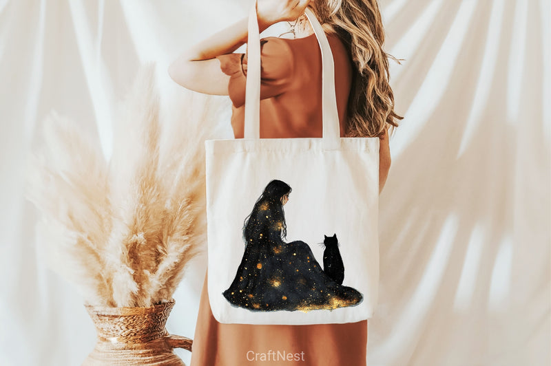 Mystical Girl Clipart Bundle - CraftNest - Digital Crafting and Art