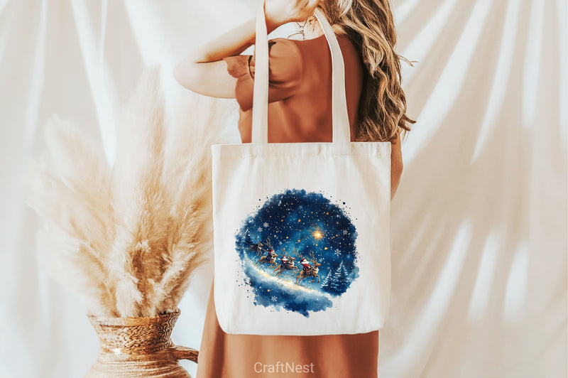 Christmas Santa Claus Clipart Bundle 4 - CraftNest - Digital Crafting and Art